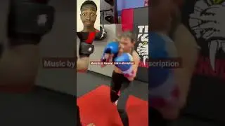 female boxing workout