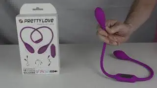 Double ended vibrating 2 egg dildo, Women's Sex Toy