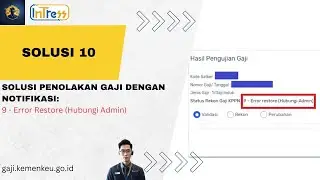 Solusi Mengatasi Status Rekon Gaji KPPN: 9 - Error Restore (Hubungi Admin)