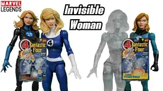 Marvel Legends Invisible Woman Fantastic 4 Retro Wave Review