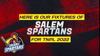 Here is our Schedule for TNPL 2022 | Salem Spartans | TNPL 2022
