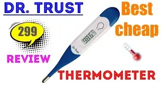 How to use Thermometer 🌡 | Dr Trust Brand | Review | Digital Thermometer