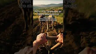 POV: You are born in 1900 in Macedonia! This would be your life! #macedonia #history