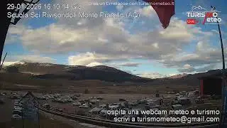 Neve e SOLE a Monte Pratello ROCCARASO ❄️ Timelapse 29 Gennaio 2026 | Webcam Scuola Sci Pratello