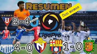 EMELEC 4-0 NACIONAL | BARCELONA 1-0 CATOLICA | LDU 4-2 CATOLICA | LIGAPRO | PUMPKIN RESUMEN