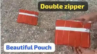 Plastic bag se banaye/ beautiful pouch 👝 making Just One Piece