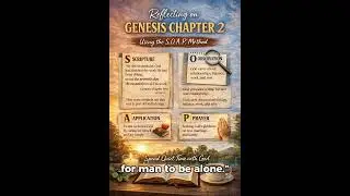 God&rsquo;s Design for Rest & Relationship | Genesis 2 SOAP Devotional