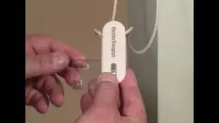 Hunter Douglas Duette Honeycomb Shades   Cord Tensioner Installation