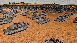 15.000 M1 Abrams vs 15.000 BTR-80 - Ultimate Epic Battle Simulator 2
