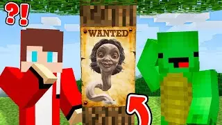 Scary TEACHER From LITTLE NIGHTMARES is wanted by JJ and Mikey in minecraft! Challenge from Maizen!