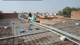 Roof electric piping work. Chaat me wiring pipe ka kaam #sankarbhai #voltagevlog
