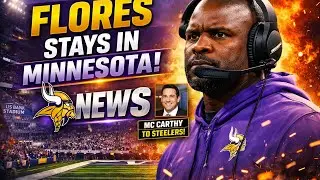🚨 FLORES STAYS! Vikings Lock In Elite Defense as Steelers Turn to McCarthy 🔥🟣