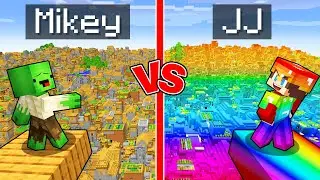 Mikey POOR vs JJ OP Village Survival Battle in Minecraft (Maizen)