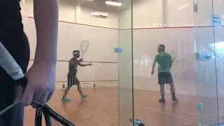 Serious Squash Hanebury Brother Exhibition Match Game 1