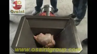 Poultry Deboning machine for mechanically deboning