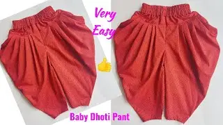Baby Dhoti Pant Cutting and stitching For 3-4 year