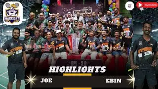 Joe & Ebin Match |BPL 3.0 | Badminton Warriors Team Match | Sports Tournament Dubai | Live