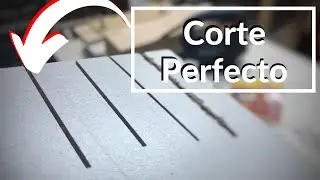 CORTE PERFECTO en MELAMINA con la caladora, Y SIN ASTILLAR