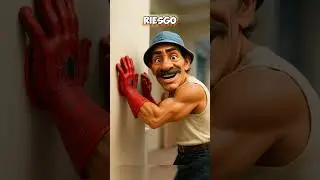 Chavo quer&iacute;a guantes de Spider-Man. #dibujo #spiderman