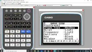 Diagrama de caja y bigotes con tu graficadora Casio cg 50