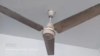 1970s Crompton Greaves High Breeze 42 inch ceiling fan, vintage collection