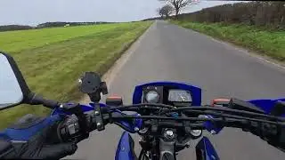 Yamaha XT600E - Riding bike back to the buyers after selling it.