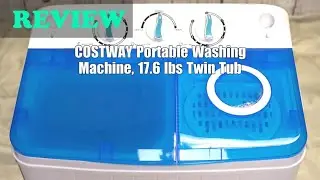 COSTWAY Portable Washing Machine Review: 17.6 lbs Twin Tub for Small Spaces 2025