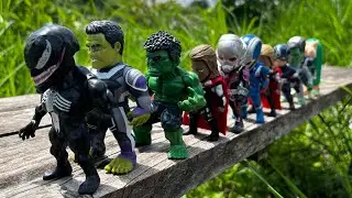 Avengers Superhero Story,Marvel's captain America, Spiderman vs venom,Thor,deadpool,hulk .toys.128