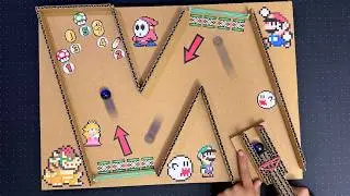 How to Make a Zigzag Marble Ball Run &ndash; Easy Cardboard Craft