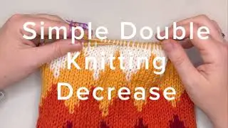 Decreasing in Double Knitting