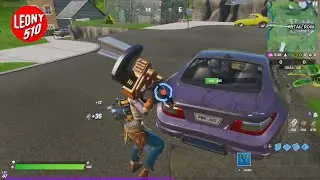 Destroy cars within 60s of landing at Retail Row from the Battle Bus Fortnite Week 3 Challenges