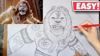 Mahavatar Narsimha drawing | Narsimha drawing