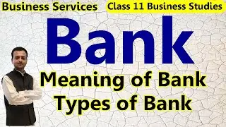 Bank Business Studies Class 11, Meaning of a Bank, Types of Banks, Classification of Banks