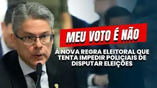 Senador Alessandro Vieira discursa na CCJ sobre a proposta de quarentena policial