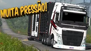 RODOVIA CHEIA DE BURACOS - INDO PRA RONDON&Oacute;POLIS - VOLVO FH 540 BOIADEIRO - ETS 2 MODS BR