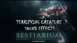 BEASTIARIUM sound library showcase: 1700+ terrifying creature & monster sound effects