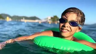 Travessia da ilha da igreja do bonfim x praia das gordas, com a mam&atilde;e e o papai 