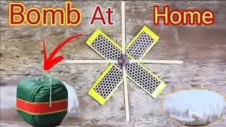 Bomb At Home - Matches fire cracker - Future Experiment