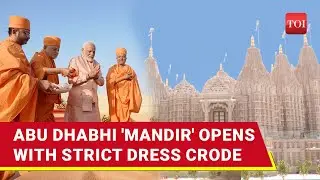 Abu Dhabi Hindu Temple Gets This Dress Code: No Tight Fitting Clothes Or Pets I 10 Rules