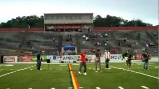 Yung Fyngas performing live at the Austin Aztex FC half time at House Park Stadium in Austin, TX