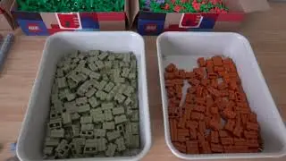 PAB wall haul and bricks and minifigs brick bin