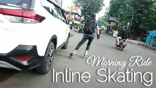 main sepatu roda di jalan raya | inline skating