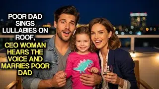 Poor Dad Sings Lullabies On Roof, CEO Woman Hears The Voice And Marries Him