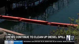 Lake Superior diesel spill prompts containment effort at Silver Bay Marina