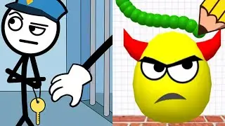 Thief Puzzle VS Draw To Smash Satisfying ASMR GamePlay (Android,ios) (New Update)