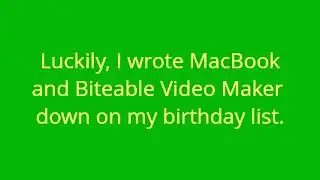 My Biteable Wish