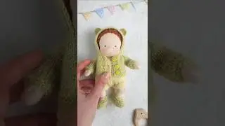 7 inch/18 cm Waldorf baby doll #waldorfdoll #handmadedoll #ragdoll