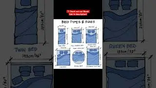 BED TYPES & SIZES #shorts #civilengineering065 #viral