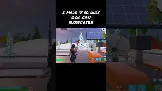 Only OGs CAN SUBSCRIBE!? (INSANE TRICK-SHOT 68M) #fortnite #og #trickshots