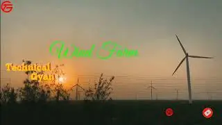 Wind Farm Evening Environment #TGyan